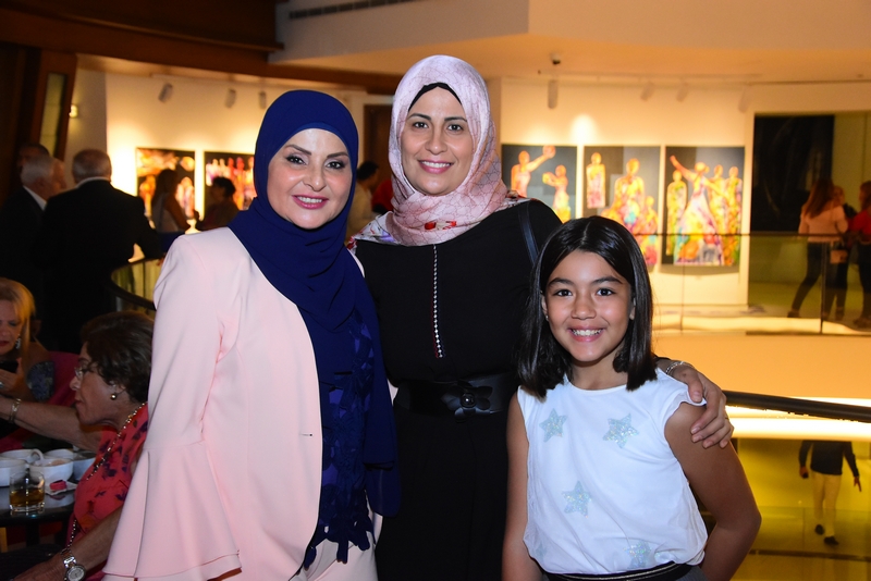 Conflicted Faces Exhibition by Fadwa Hamdan